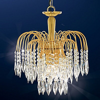 Unbranded 5173 3 - 3 Light Gold Chandelier
