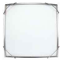 Unbranded 5240 LGAC - Large Chrome and Glass Flush Light