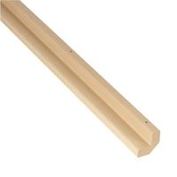 52mm Base Corner Post for 925 Base Cabinet Beech Style Shaker