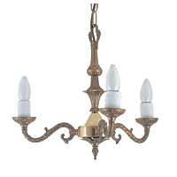 Unbranded 539 3 - 3 Light Antique Brass Hanging Light