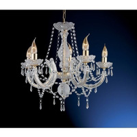 Unbranded 5445 5 - 5 Light Polished Brass Chandelier