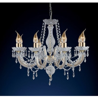 Unbranded 5448 8 - 8 Light Polished Brass Chandelier