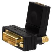 56459 DVID Plug To HDMI Socket Angled Adaptor