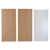 570mm Wide 2 x Mid Height End Panels - End Panel E Beech Style