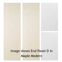 570mm Wide x 2 Tall End Panels - End Panel D Cottage Style