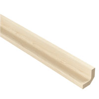 57mm Wide Base Corner Post Birch Style
