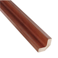 57mm Wide Base Corner Post Cherry Veneer Style