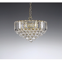 Unbranded 599 14 - 3 Light Polished Brass Hanging Light