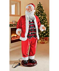 5ft Musical Dancing Karaoke Santa