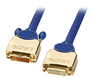 The LINDY Premium Gold DVI-D Dual Link cable features an advanced design and construction for the hi