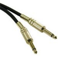 Unbranded .5m Pro-Audio Cable 1/4in Male to 1/4in Male