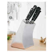 Unbranded 5pc Professional Sabatier Knife Block