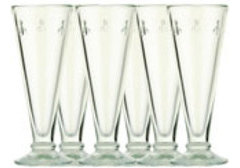 Unbranded 6 La Rochere Bee Champagne Glasses