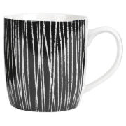 Unbranded 6 pack of Ebony Stripe mug