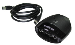 Hot swap FireWire devices such as DV camcorders and PC peripheralsTransfer data at high FireWire spe