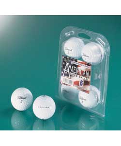 6 Refurbished Titleist Pro V1 Golf Balls