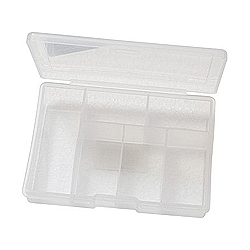 Unbranded 6 Section Tackle Boxes - 11.8 x 9.1 x 2.5cm