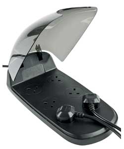 Unbranded 6 Socket 1 Metre Surge Home Power Shuttle