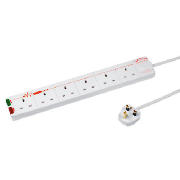 Unbranded 6 way Surge 1m