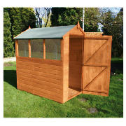 Unbranded 6 x 4 Apex Shiplap Shed with installation