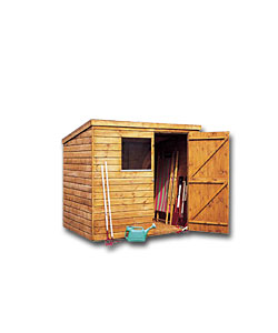 6 x 4ft Pent Wooden Shed