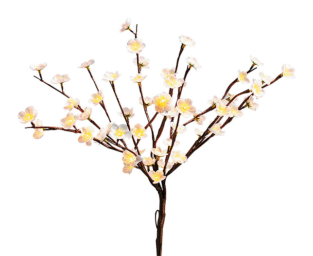 Unbranded 60 blub flower twig Light white 50 cm