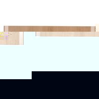 (W)597 x (D)16 x (H)277 mm, Manufactured with a co