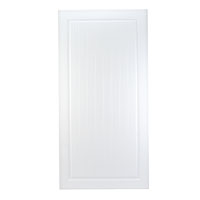 600mm Wide Fridge/Freezer 60/40 Door - Pack U White Country Style