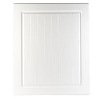 600mm Wide Full Height Door - Pack R White Country Style