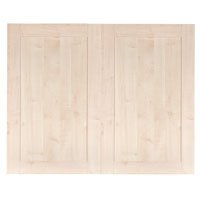 600mm Wide Larder or Fridge Freezer Door Front - Pack E Maple Style Shaker