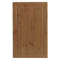 600mm Wide Larder or Fridge/Freezer Door Front - Pack E Pine Style
