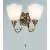 Unbranded 601 2AN - 2 Light Antique Plated Wall Light