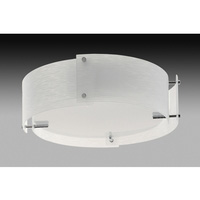 Unbranded 6044 44 - Chrome and Glass Flush Light