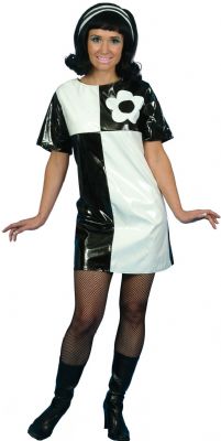 60s Mini Shift Dress PVC