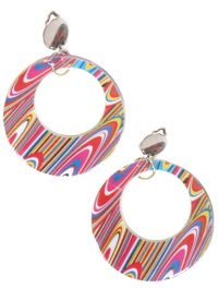 Unbranded 60s Mod Earrings - Clip On