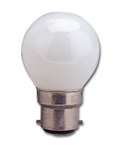 60W BC Round Opal Bulbs