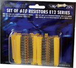 610 Piece E12 1/4W Resistor Starter Pack ( E12