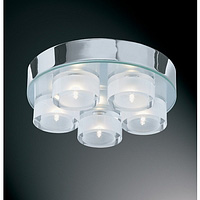 Unbranded 6125CC - Polished Chrome Semi Flush Light