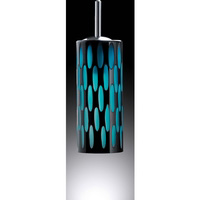 Unbranded 6203 AZ - Blue and Black Pendant Light