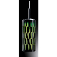 Unbranded 6203 GR - Green and Black Pendant Light