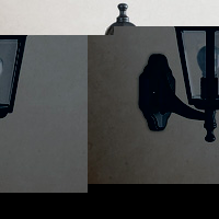 Unbranded 6319 - Black Wall Light