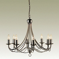 Unbranded 6348 8AB - 8 Light Antique Brass Hanging Light