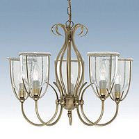Unbranded 6355 5AB - 5 Light Antique Brass Hanging Light