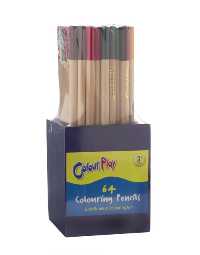 64 Wood Colouring Pencils