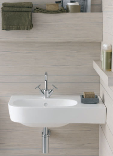 Unbranded 65cm Basin with Right Hand Drainer