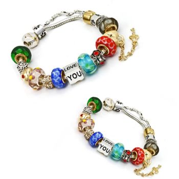 Unbranded 65Z - Charm Murano Bracelet