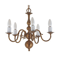 Unbranded 679 5BG - 5 Light Rustic Hanging Light