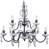 Unbranded 6875 63LI - 9 Light Black Hanging Light