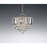 Unbranded 699 12 - 3 Light Polished Chrome Hanging Light