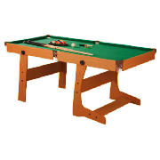 Unbranded 6ft Upright Folding Snooker and Pool Table